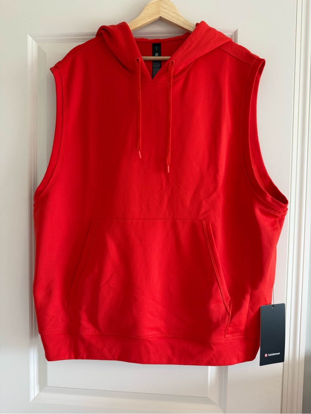 Lululemon Warm-Up Sleeveless Gym Hoodie CRYE men’s Size Large L New